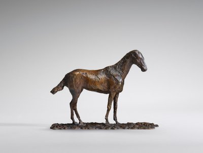 Studio di un Mustang, cera originale anni 1860, fuso entro il 1921 da Edgar Degas