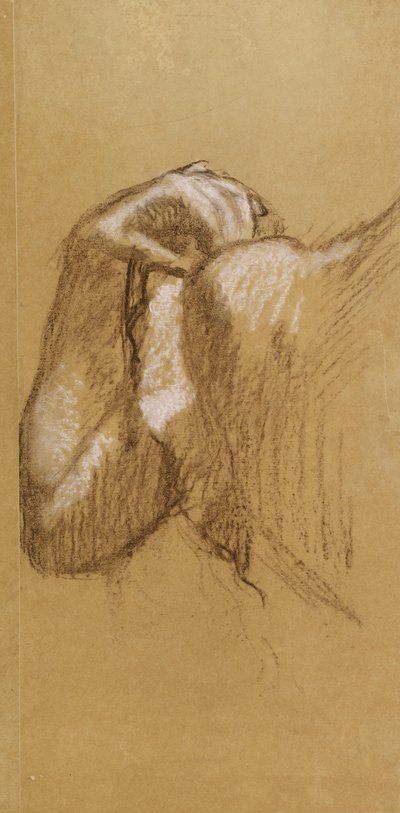 Studio di un Braccio, c.1895-90 da Edgar Degas