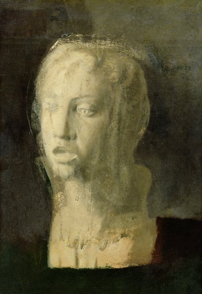 Studio della testa di un giovane cantante, dopo Della Robbia, c.1856-58 da Edgar Degas