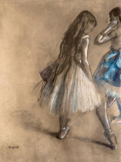 Ballerina a riposo da Edgar Degas