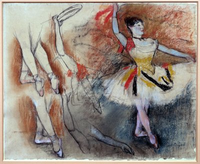 Danzatrice con tamburello da Edgar Degas
