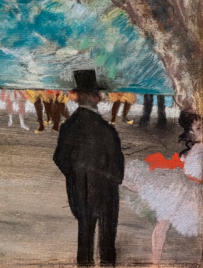 Il sipario (dettaglio) da Edgar Degas