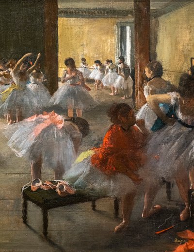 La classe di danza (dettaglio) da Edgar Degas