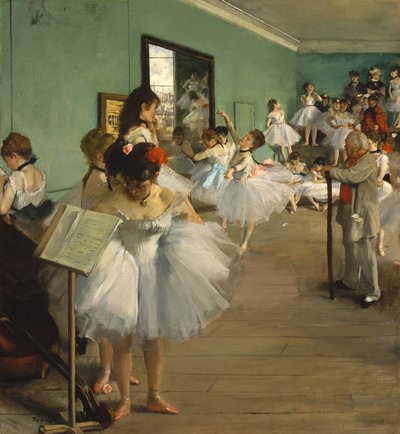 La classe di danza da Edgar Degas