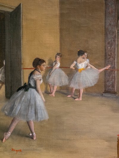 La lezione di danza (dettaglio) da Edgar Degas