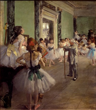 La lezione di danza da Edgar Degas