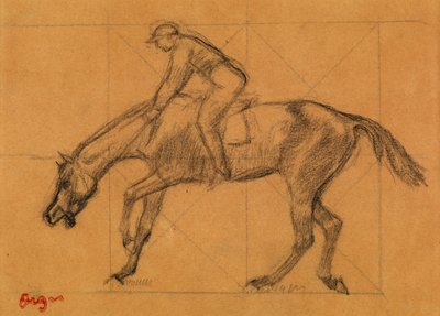 La fine della corsa da Edgar Degas