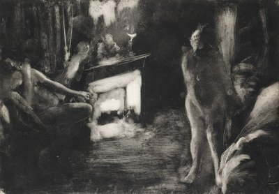 Il focolare da Edgar Degas