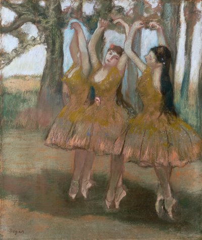 La danza greca da Edgar Degas