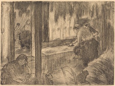 Le lavandaie, 1879-1880 da Edgar Degas