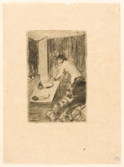 Il piccolo spogliatoio da Edgar Degas