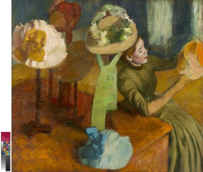 Il negozio di cappelli, 1879-86 da Edgar Degas