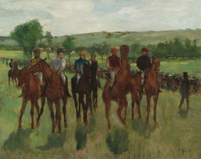 I cavalieri, c. 1885 da Edgar Degas