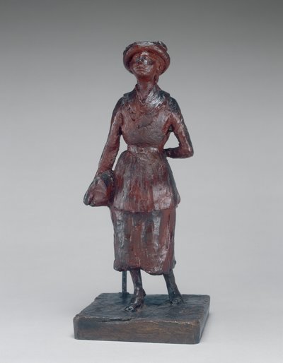 La scolara che cammina per strada da Edgar Degas