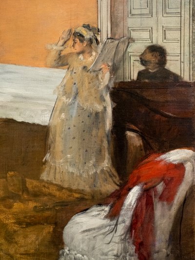 La ripetizione della canzone (dettaglio) da Edgar Degas