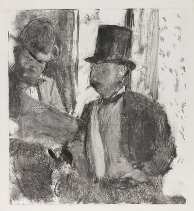 I Due Connoisseurs, c.1880 da Edgar Degas