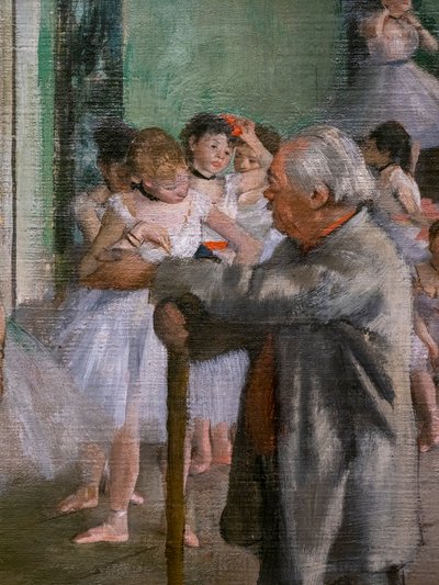 La classe di danza (dettaglio) da Edgar Degas
