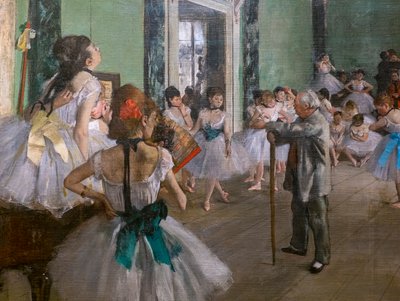 La classe di danza (dettaglio) da Edgar Degas