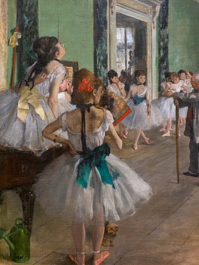 La classe di danza (dettaglio) da Edgar Degas