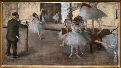 La lezione di danza da Edgar Degas
