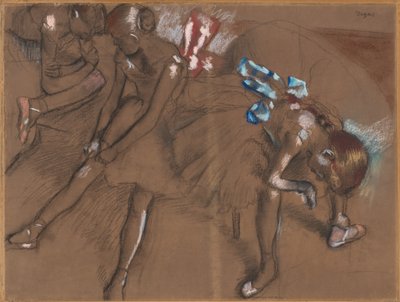 Tre Ballerine a Riposo, ca. 1880 da Edgar Degas