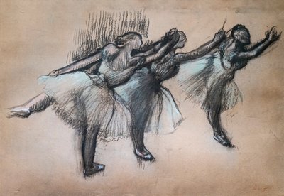 Tre ballerini da Edgar Degas