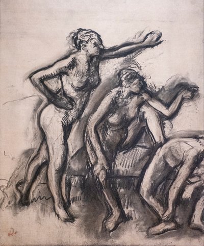 Tre ballerine nude. Intorno al 1903 da Edgar Degas