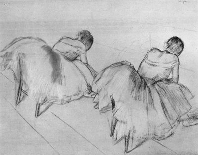 Due ballerini a riposo, XX secolo da Edgar Degas