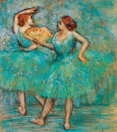 Due ballerini da Edgar Degas