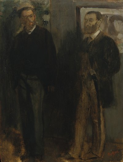 Due uomini da Edgar Degas