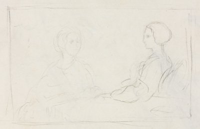 Due donne sedute (verso) da Edgar Degas