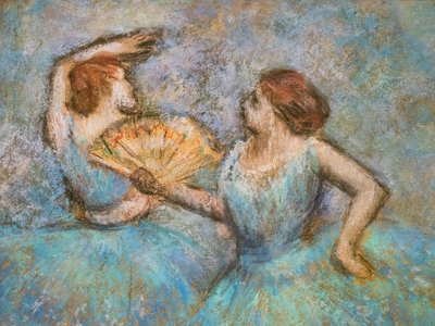 Due ballerini (dettaglio) da Edgar Degas