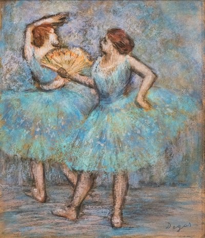 Due ballerine. Intorno al 1905 da Edgar Degas