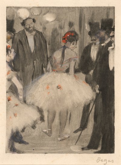 Virginie ammirata mentre il marchese Cavalcanti osserva, c.1880-83 da Edgar Degas