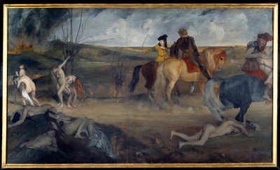 Scena di guerra nel Medioevo da Edgar Degas