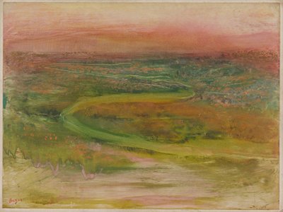 Fiume serpeggiante da Edgar Degas