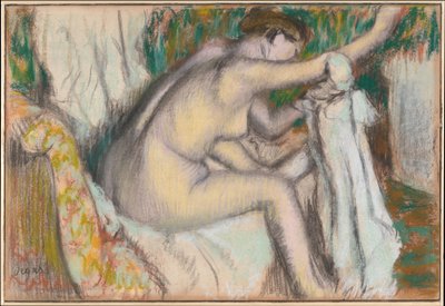 Donna che si asciuga il braccio da Edgar Degas