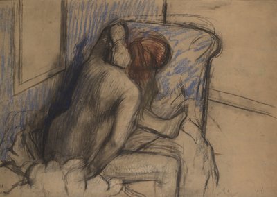 Donna che si asciuga i capelli da Edgar Degas