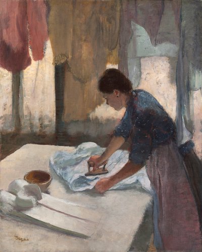 Donna che stira, c.1876-87 da Edgar Degas