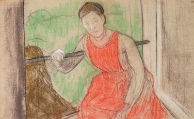 Donna alla finestra da Edgar Degas