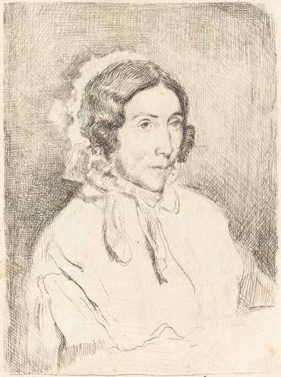 Donna con Cappello Arricciato (Dame âgée) da Edgar Degas