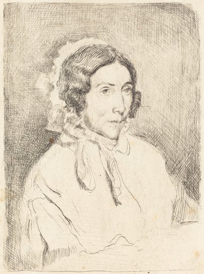 Donna con Cappello Arricciato (Dame âgée) da Edgar Degas