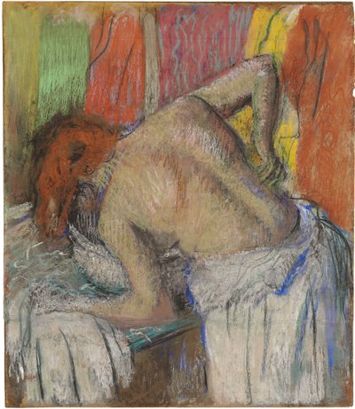 Donna che si lava la schiena, c.1895 da Edgar Degas