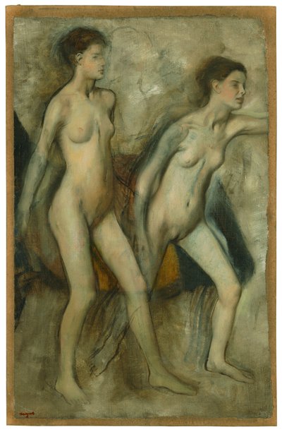 Giovani spartane che provocano ragazzi da Edgar Degas