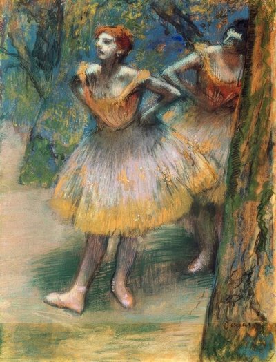 Due ballerine da Edgar Degas