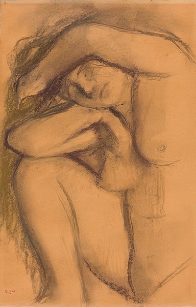 Studio di nudo da Edgar Degas