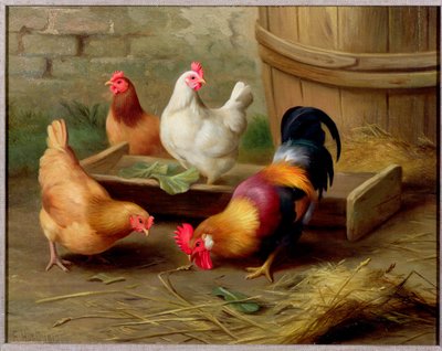Scena di cortile da Edgar Hunt