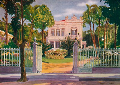Residenza del Conte Paulo de Frontin, Petropolis, 1914 da Edgar L Pattison