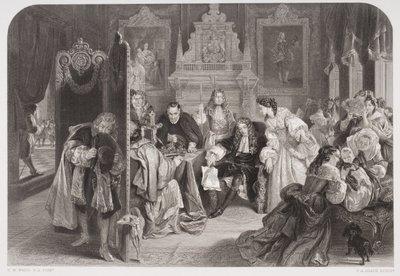 Giacomo II (1633-1701) riceve notizie dello sbarco del Principe d