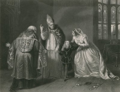 Regina Elisabetta e il Duca di York, Re Riccardo III da Edgar Melville Ward